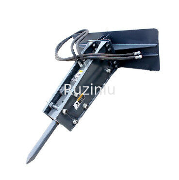 Búa nghiền thủy lực máy xúc lật để khai thác xử lý vàng