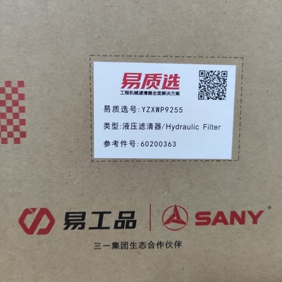 60200363 Bộ lọc hệ thống thủy lực cho SY195/SY205C9/SY215C9/SY200C10