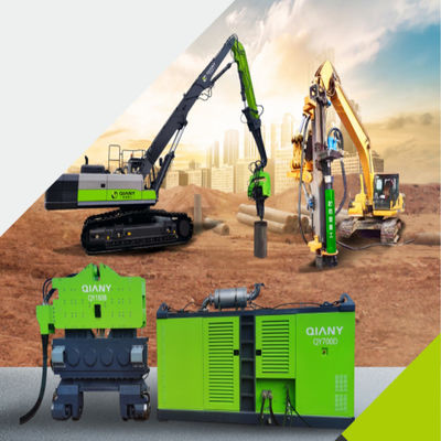 Tốc độ dòng chảy tối thiểu 350Ipm Búa rung thủy lực loại T