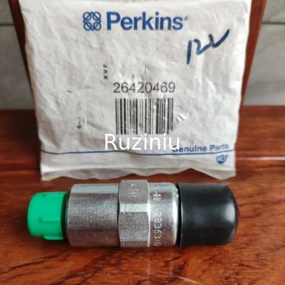 C4.4 Bộ phận động cơ Perkins 26420469 28363769 Van điện từ Flameout Delphi 12V
